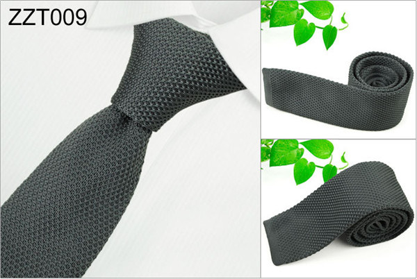 Plain Knitted Ties, Polyester Solid Ties, Men Ties