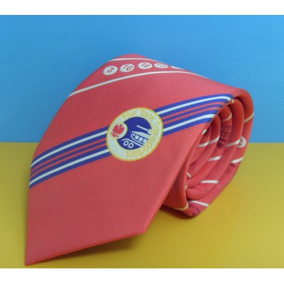 Polyester Neckties, Custom Logo Tie, Men Tie